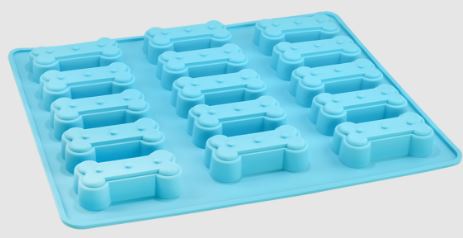 R & M Silicone 15 Cup Bog Bone Mould Blue