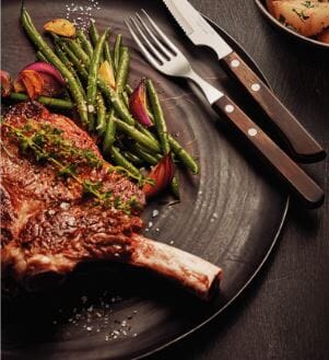 Tramontina Churrasco Brown Poly Wood Spanish Steak Knife Set Steak Knives The Cooks Kitchen 