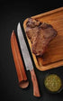 Tramontina Churrasco Nomade 25cm Butcher Knife With Wood Handle And Vegan Leather Pouch Butchers The Cooks Kitchen 