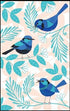 Allgifts Australia Tea Towel - Blue Wren Tea Towels The Cooks Kitchen 