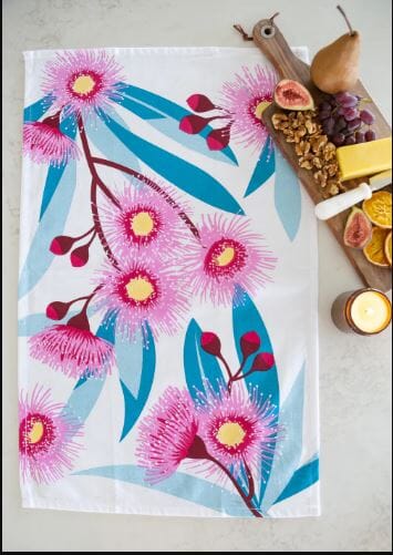 Allgifts Australia Tea Towels - Flowering Gum Tea Towels The Cooks Kitchen 