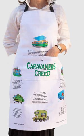 Allgifts Australia Apron (heavy Drill) - Caravaners Creed