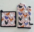 Allgifts Australia Oven Glove & Pot Holder - Bright Hens Mitts & Gloves The Cooks Kitchen 