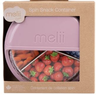 Melii Luxe Spin Snack Container - Pink Snackle Box The Cooks Kitchen 