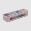 Melii Luxe 4 Compartment Snackle Box - Pink