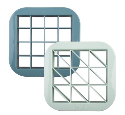 Melii  Luxe Bite Size Sandwich Cutters Set 2 - Blue/mint