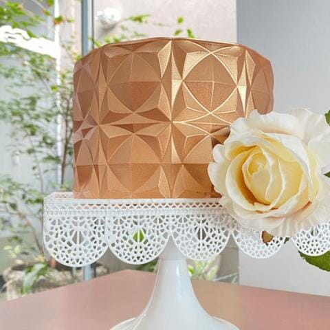 Bwb - Origami Texture Mold - Perfect Symmetry Chocolate Moulds The Cooks Kitchen 