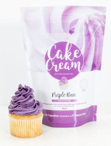 Cake Cream Swiss Meringue Buttercream Mix 400g - Purple Rain
