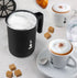 Bialetti Tuttocrema Cappuccino Milk Frother - Black - Aluminium 3 Cup