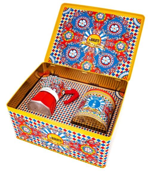 Dolce&gabbana Set 3 Cup Moka Coffee,tin - Red Coffee Accessories The Cooks Kitchen 