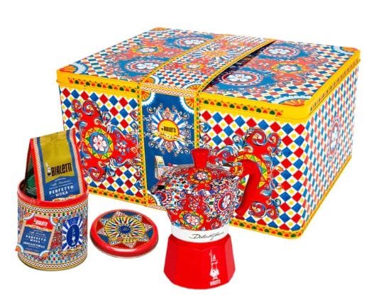 Dolce&gabbana Set 3 Cup Moka Coffee,tin - Red Coffee Accessories The Cooks Kitchen 