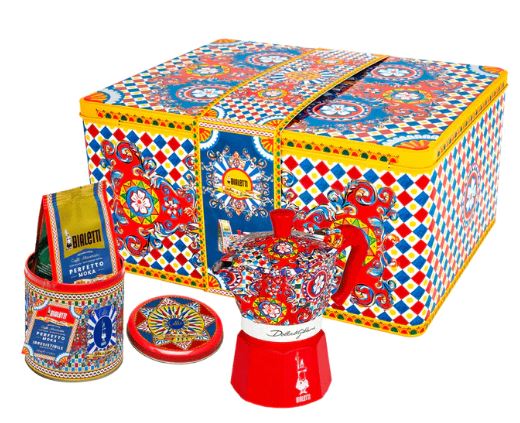 Dolce&gabbana Set 3 Cup Moka Coffee,tin - Red