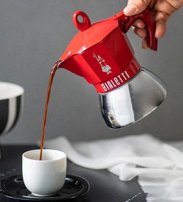 Bialetti Exclusive Moka Induction 2 Cup 100ml - Red