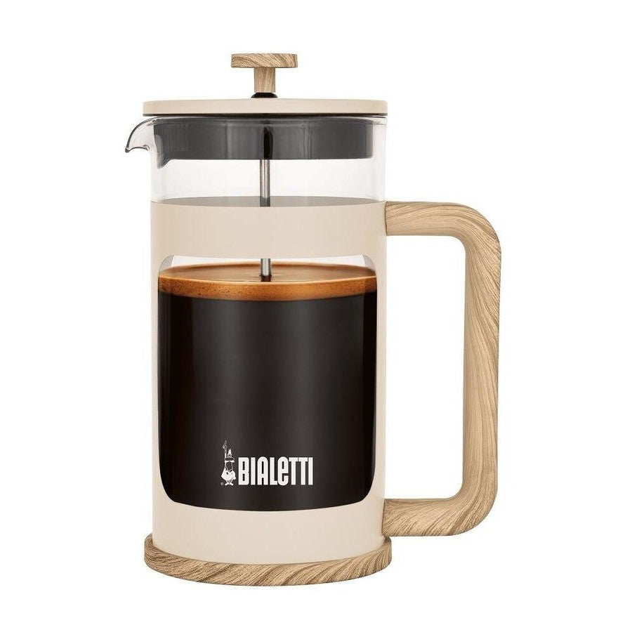 Bialetti Woody Coffee Press - Cream 1 Litre