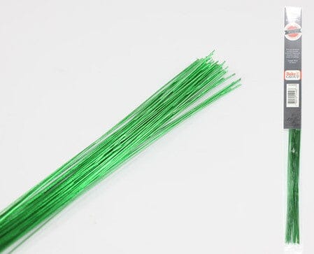 Bake Group Flower Wire 24 Gauge Metallic Dark Green Flower Making The Cooks Kitchen 