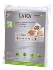 Laica Vacuum Bags Pack 50 - 20 X 28cm Food Wrap Storage The Cooks Kitchen 