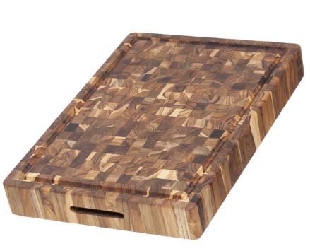 Teakhaus Teak End Grain Butcher Block 52x36x6.4cm