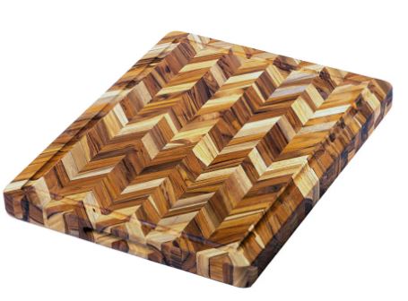 Teakhaus Herringbone Rectangle Board - 46x36x2.5cm