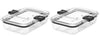 Prepara 3 Cup/700ml Tritan Food Storage Container Set Of 2 Clear