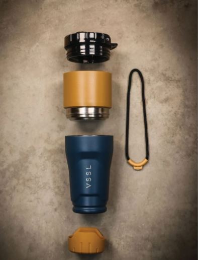 Vssl Rift Tumbler 475ml - Ash