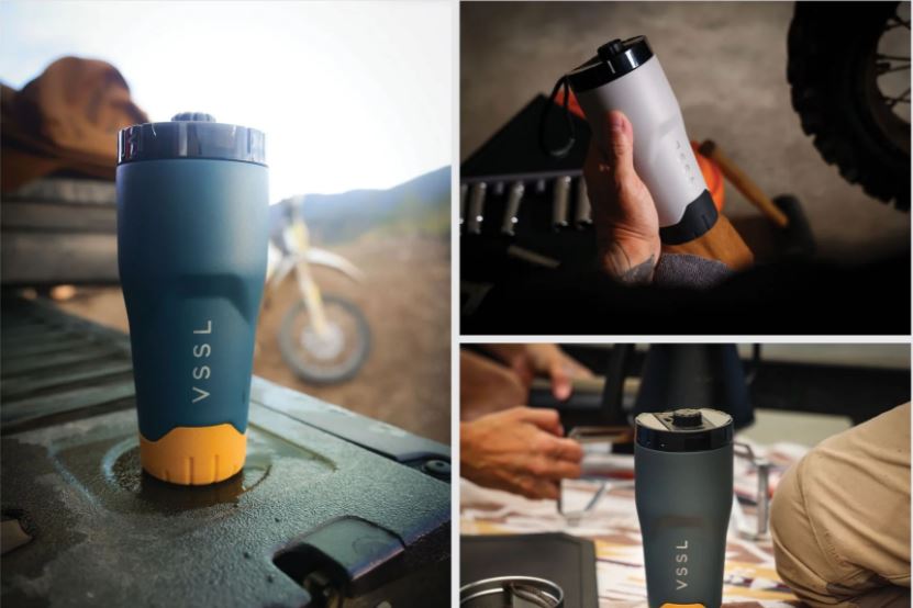 Vssl Rift Tumbler 475ml - Ash