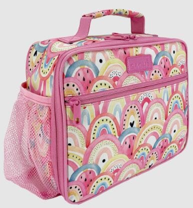 Sachi Style 321 - Insulated Crew Lunch Bag With Bottle Holder - Boho Rainbows Lunch Boxes The Cooks Kitchen 