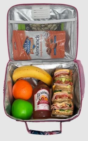 Sachi Style 321 Crew Lunch Box With Bottle Holder - Pink Orchids Lunch Bags The Cooks Kitchen 