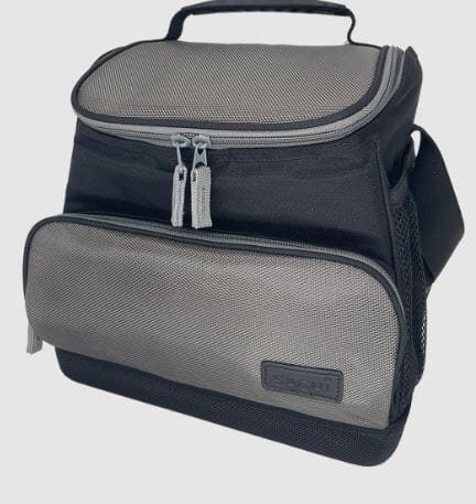 Sachi "rugger" Insulated Cooler Bag 12l - Black-silver General Storage The Cooks Kitchen 