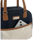 Sachi "style 237" Insulated Cali Lunch Bag - Black/cream Lunch Bags The Cooks Kitchen 