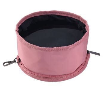Sachi Pupbowl Portable Folding Dog Bowl - Blush Miscellaneous The Cooks Kitchen 