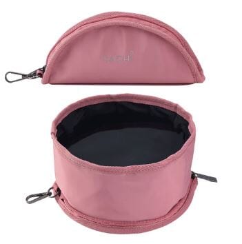 Sachi Pupbowl Portable Folding Dog Bowl - Blush Miscellaneous The Cooks Kitchen 