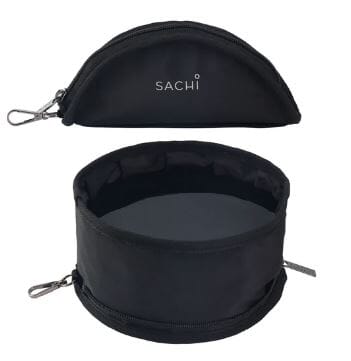 Sachi Pupbowl Portable Folding Dog Bowl - Black Miscellaneous The Cooks Kitchen 