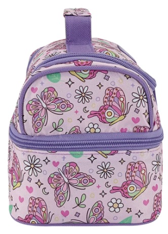 Sachi Style 235 Insulated Double Decker Lunch Bag Butterfly Bliss