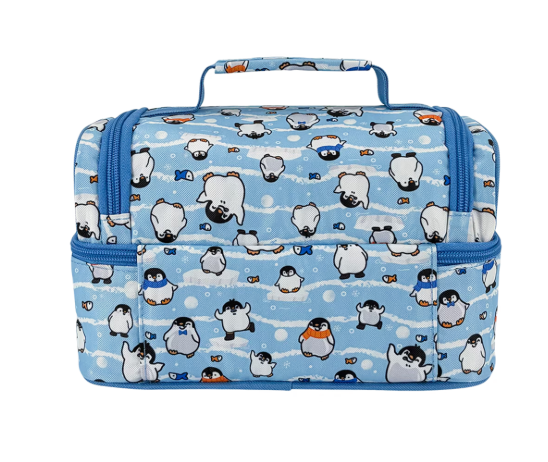 Sachi Style 235 Insulated Double Decker Lunch Bag Happy Penguin