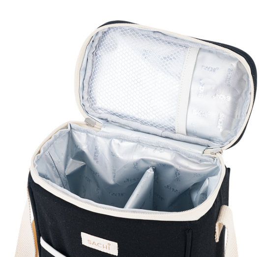 Sachi Two Bottle Insulated Wine Cooler Black