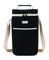 Sachi Two Bottle Insulated Wine Cooler Black