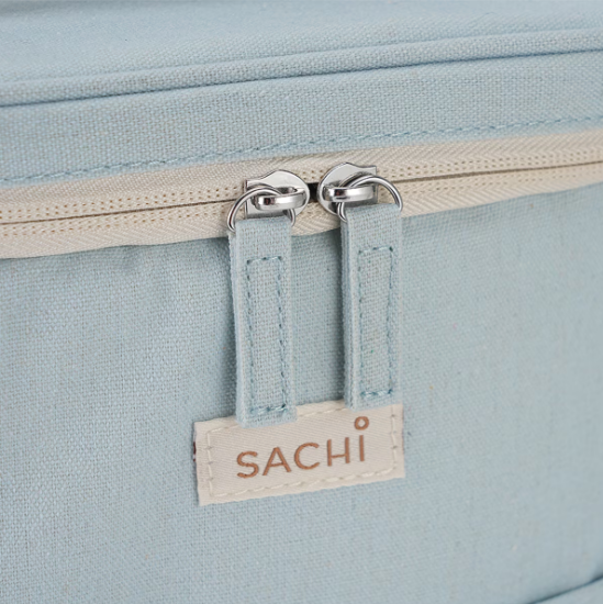 Sachi Two Bottle Insulated Wine Cooler Pale Blue
