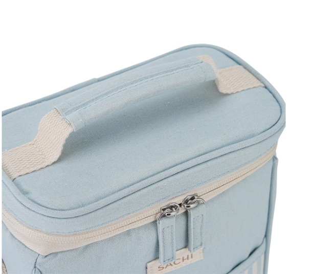 Sachi Two Bottle Insulated Wine Cooler Pale Blue