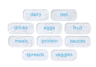 Youcopia® Restickable Fridge Labels White Pkg/10 Freezer Storage The Cooks Kitchen 