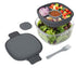 Bentgo All-in-one Glass Salad Container - Dark Grey Lunch Boxes The Cooks Kitchen 