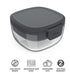 Bentgo All-in-one Glass Salad Container - Dark Grey Lunch Boxes The Cooks Kitchen 