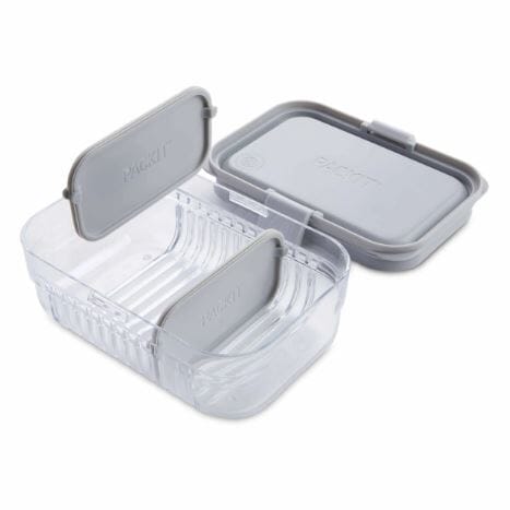 Packit Mod Lunch Bento - Steel Gray Lunchbox The Cooks Kitchen 