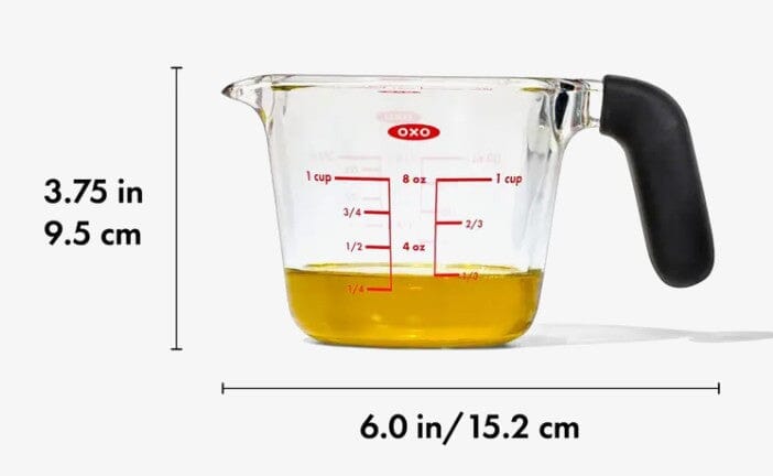 Oxo Good Grips Glass Measuring Cup - 1 Cup/250ml Measuring Bowls & Jugs The Cooks Kitchen 