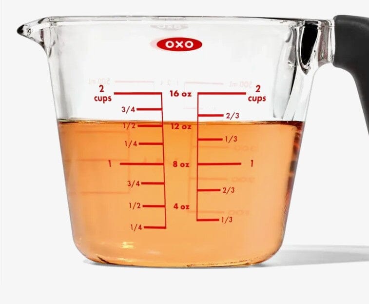 Oxo Good Grips Glass Measuring Cup - 500ml/2 Cup Measuring Bowls & Jugs The Cooks Kitchen 