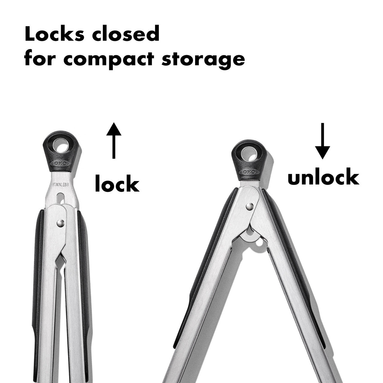 Oxo Good Grips Tongs With Nylon Heads - 2 Pack