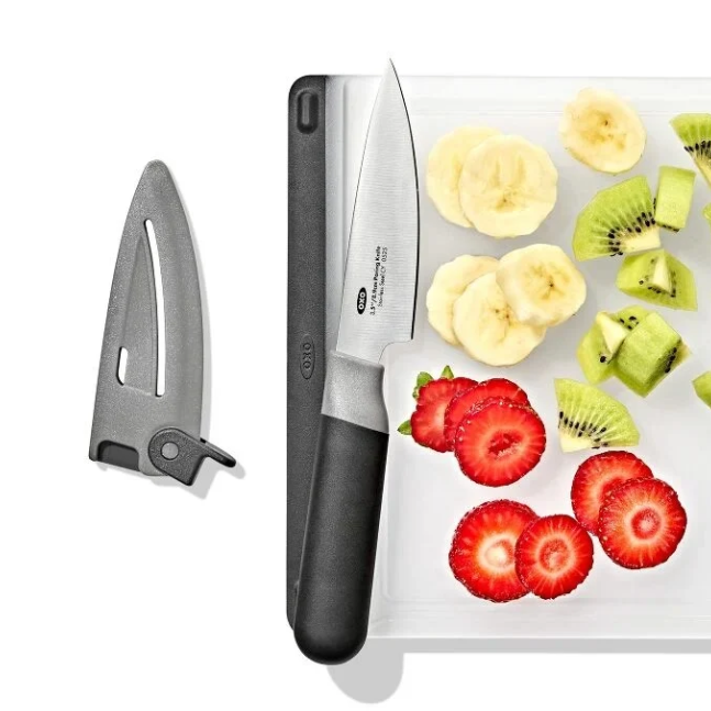 Oxo Good Grips Paring Knife With Locking Sheath 9cm