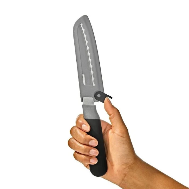 Oxo Good Grips Serrated Utility Knife With Locking Sheath 12.5cm