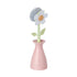 Vigar Florganic Dish Brush With Pink Vase 
