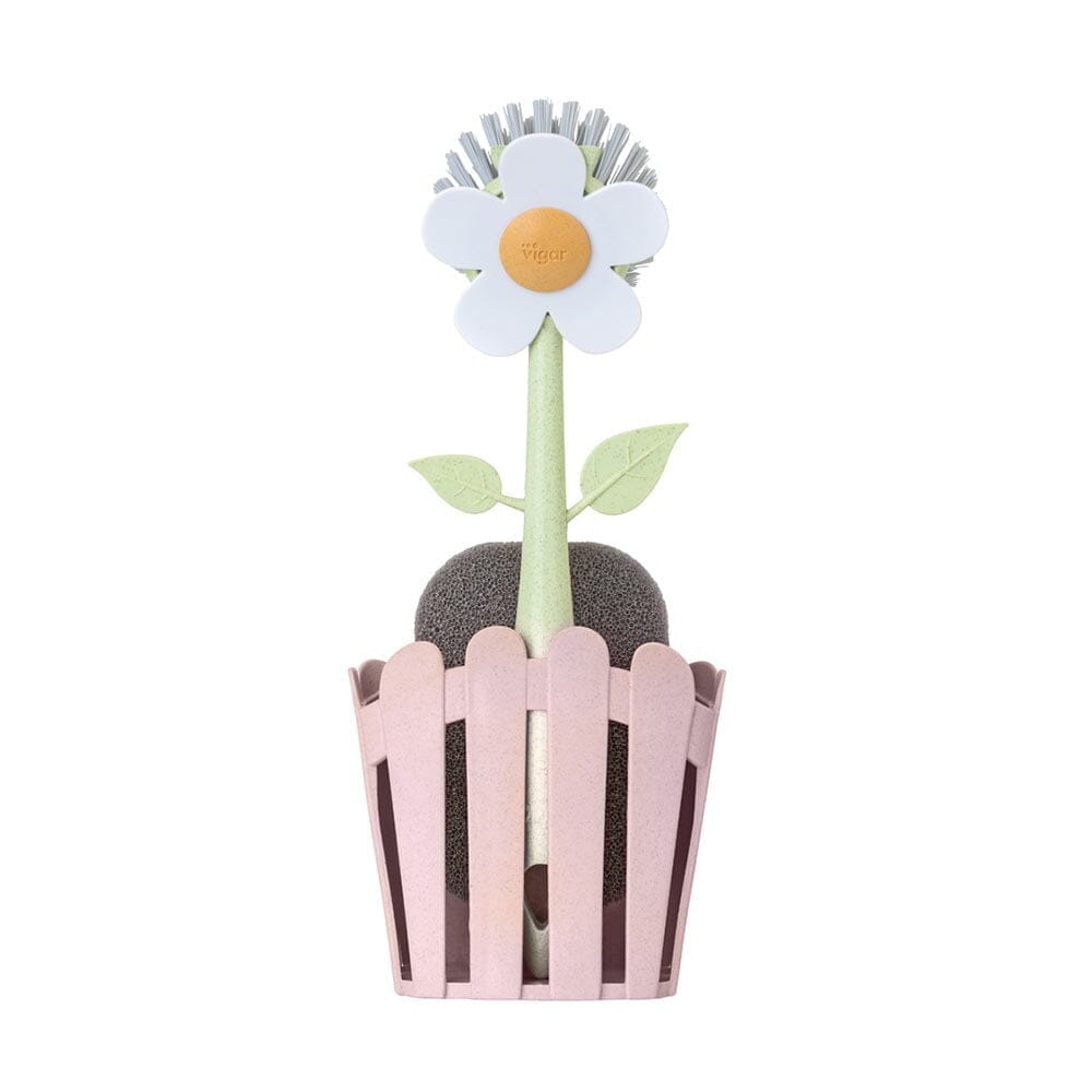 Vigar Florganic Sink Caddy Set - Pink Cleaning Equipment The Cooks Kitchen Mandurah 