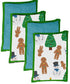 Vigar Frosty The Snowman Microfibre Sponge Pack - Pk 4